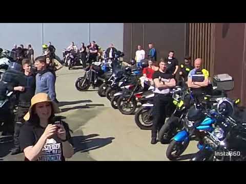 23.04.2023 Częstochowa zjazd motocykli plac gwiaździsty