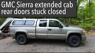 2003 GMC SIERRA 2500HD EXTENDED CAB LOWER DOOR LATCH REPLACEMENT (HARD TO OPEN)