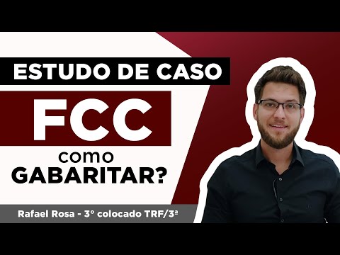 Estudo de Caso FCC, como GABARITAR? | VERBO