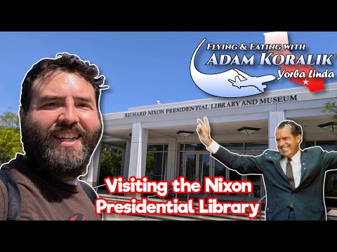 Richard Nixon (Los Angeles CA) US Presidential Library - History & Tour! - Adam Koralik