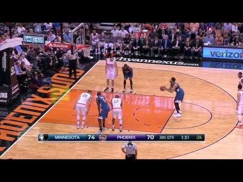 Karl-Anthony Towns vs Phoenix Suns 14.03.2016 (17Pts)