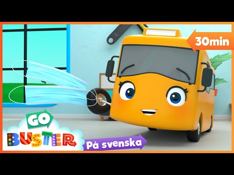 🚍Buster är sjuk | Go Buster Svenska - tecknade filmer för barn🚍