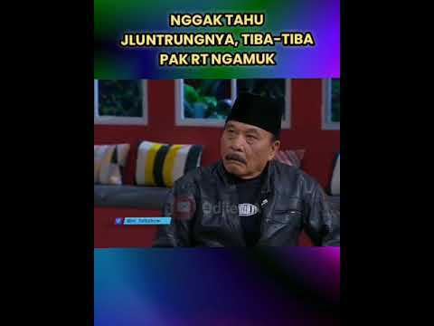 Pak RT Haji Bolot Ngamuk Gara-gara Mau Diganti