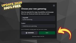 How to Change Gamertag Xbox Free with All Allowed Characters Availability Check in Web App ‼️