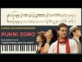 PUKNI ZORO – Magnifico | Piano Karaoke Cover & Tekst + NOTE za klavir