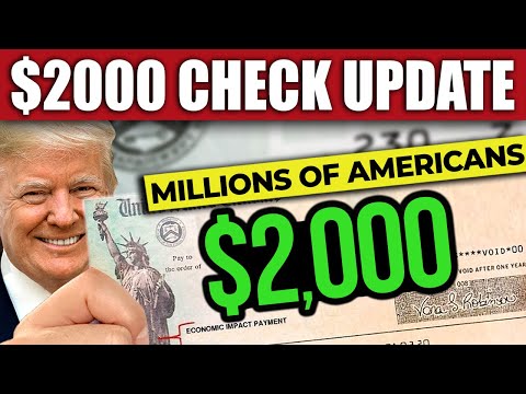 UPDATE: Trump’s New $2000 Tariff Checks for Millions of Americans