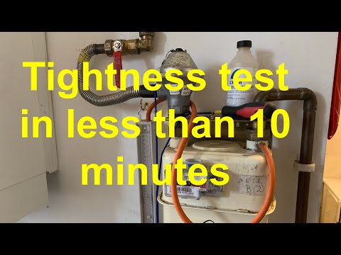 Tightness testing a natural gas supply, ACS REVISION IN LESS THAN TEN MINUTES (hopefully) part 1.