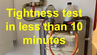 Tightness testing a natural gas supply, ACS REVISION IN LESS THAN TEN MINUTES (hopefully) part 1.