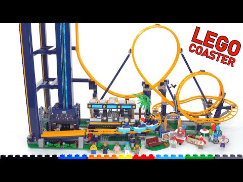 LEGO (Double) Loop Coaster set review! Works GREAT, but not for everyone
