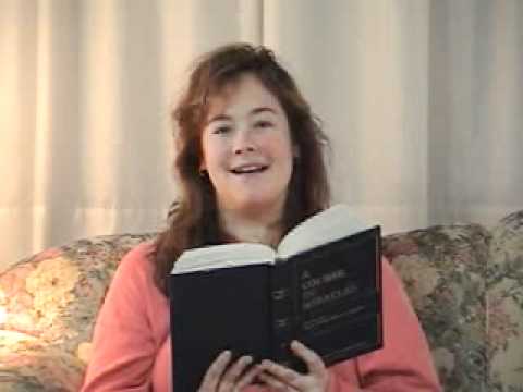 Lesson 118 of A Course in Miracles read by Ellie.