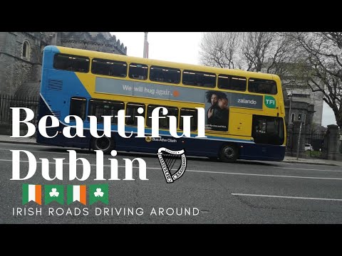 Beautiful Dublin city centre Irish roads lovely Ireland