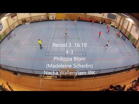 Damer division 1: Nacka Wallenstam IBK - FBI Tullinge 4-3 2016/17