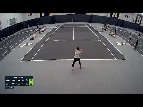 Kallista Liu v Tara Milic - PU v UM - 12.03.23 (last games)