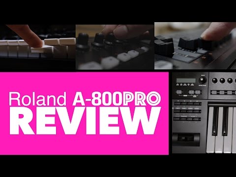 Обзор MIDI-клавиатуры Roland A-800PRO