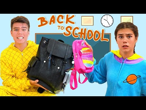 Back to School, Hurry to School - funny story for kids of Nastya Mia and Artem