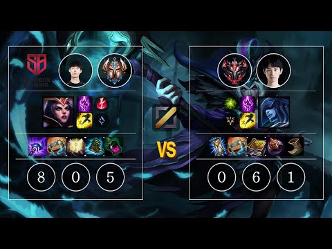 SB Dove LeBlanc vs Doinb Lissandra Mid - KR Challenger Patch 10.11