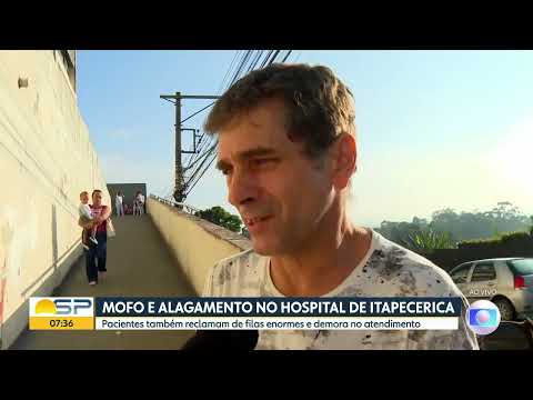 Mofo e alagamento no Hospital de Itapecerica da Serra