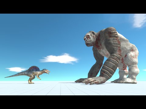 SPINOSAURUS vs GIGANTIC UNITS - Animal Revolt Battle Simulator