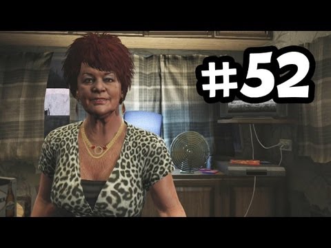 Grand Theft Auto 5 Part 52 Walkthrough Gameplay - Trevor's Mum - GTA V Lets Play Playthrough