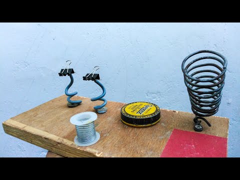 How to make soldering station at home| diy soldering station| soldering stand| diy wire Holder Video