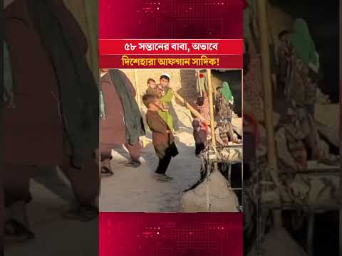 ৪ স্ত্রী, ৫৮ সন্তান! বিশাল সংসার চালাতে হিমশিম আফগান বাবা | Desher Kantha