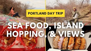 The BEST of Portland, Maine Day Trip Vlog from Boston: Great Food, Island Hopping, & Amazing Views