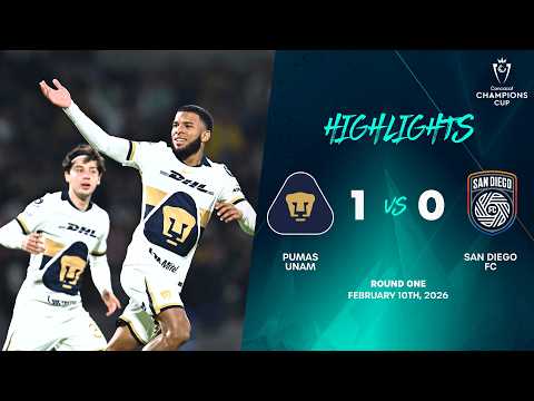 Pumas UNAM vs San Diego FC | 2026 Concacaf Champions Cup | Round One
