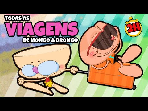 Mongo e Drongo CONQUISTAM o UNIVERSO dos Games e Desenhos! 🛫🧳🌌