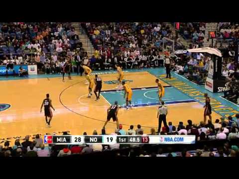 NBA CIRCLE - Miami Heat Vs New Orleans Hornets Highlights 29 March 2013 www.nbacircle.com