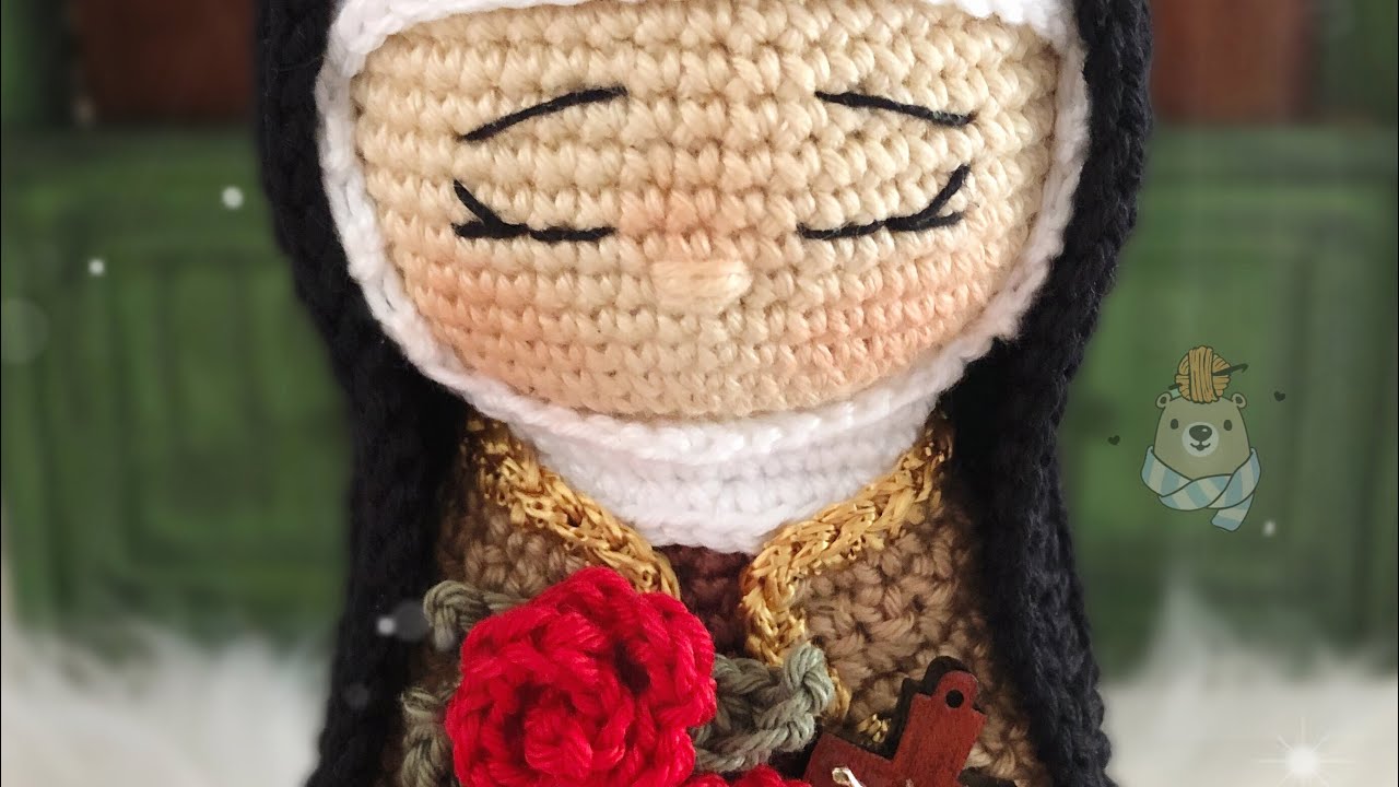 Santa Teresinha amigurumi