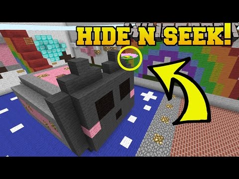 Minecraft: GIANT FLOWERS HIDE AND SEEK!! - Morph Hide And Seek - Modded Mini-Game