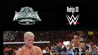 Cody Rhodes gana el Campeonato Indiscutible WWE En Wrestlemania 40 Español