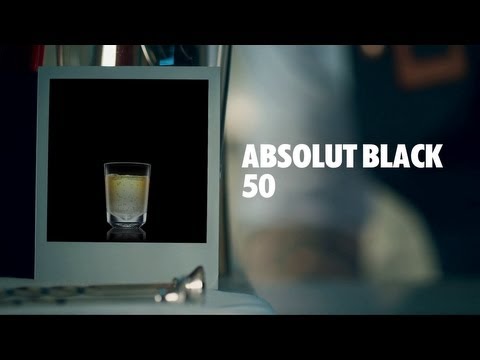 ABSOLUT BLACK 50 DRINK RECIPE - HOW TO MIX
