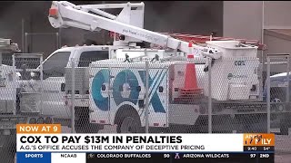 Cox Communications will pay $13M in penalties