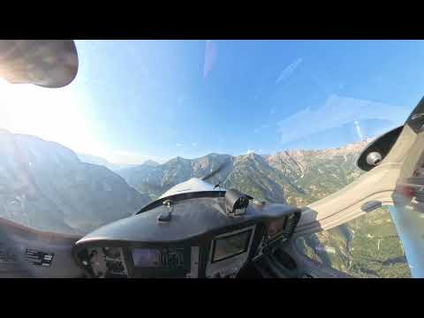 Flug von Zell am See vorbei am Chiemsee nach Schönberg - LOWZ nach EDPK