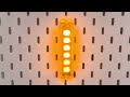 Výstražné LED světlo 12/24V - vertikální oranžové 6x4W LED / ECE R65 / Class2 (130x30x11mm) - Video Youtube