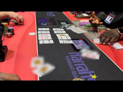 I’m ALL IN for a 400 big blind POT with 2 CHANCES to win!! // Poker Vlog 255