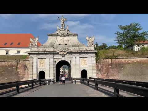 The Alba Carolina Citadel or Cetatea Alba Carolina or Gyulafehérvári vár - Alba Romania - ECTV