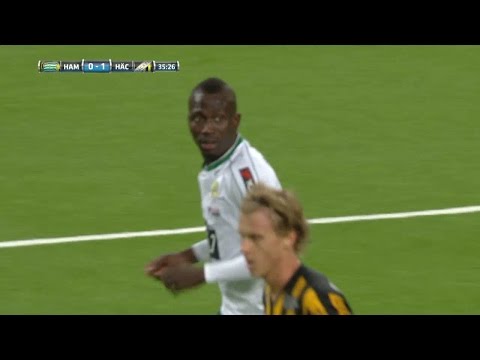 Dibba får skottläge mot Häcken - Abrahamsson räddar - TV4 Sport