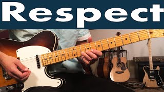 How To Play Respect On Guitar | Aretha Franklin Guitar Lesson + Tutorial
