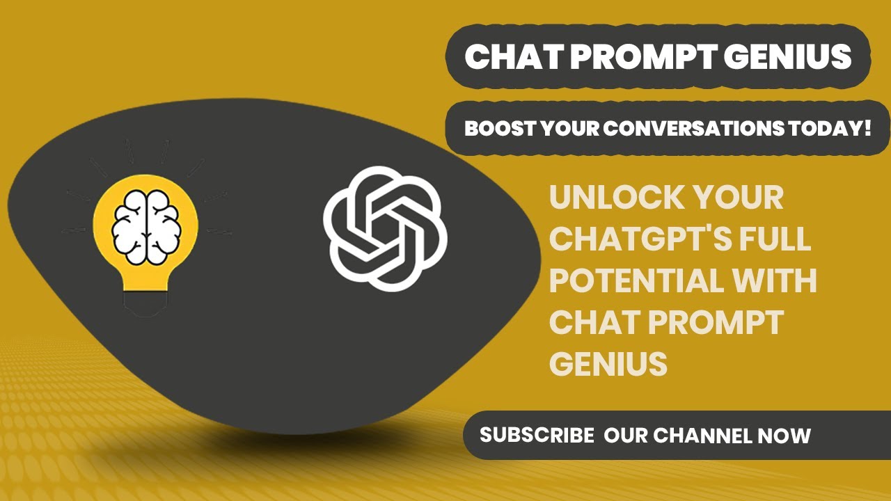 Unlock Your ChatGPT's Full Potential with Chat Prompt Genius - Boost Your Conversations Today!