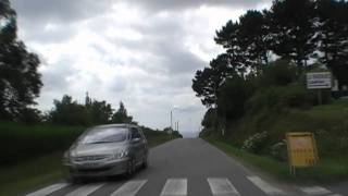 preview picture of video 'Driving On The D208 Between Telgruc-sur-Mer & Trez-Bellec-Plage, Brittany, Frnace 23rd July 2010'