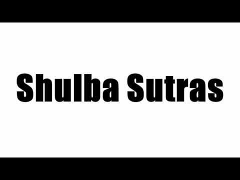 Shulba Sutras