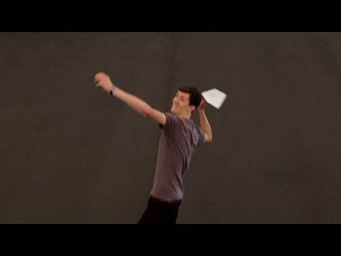 Can this paper airplane win the championship? 📰✈️🏆