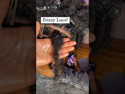 Locsmithing is a great way to reduce frizz #locs #locjourney #locstyles #starterlocs
