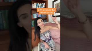 Birth Control that Clears/Worsen Acne #shorts