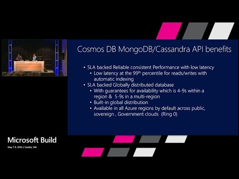 How to migrate your existing MongoDB and Cassandra Apps to Azure Cosmos DB  : Build 2018