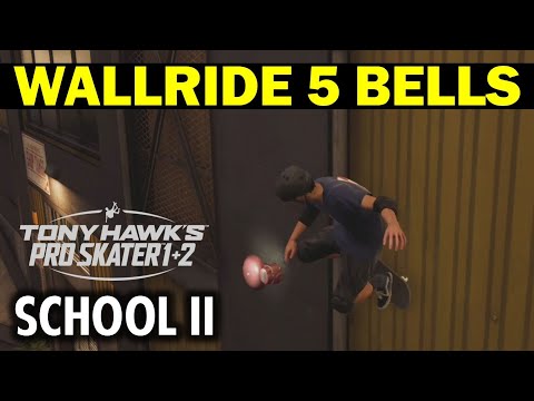 SCHOOL II: How to Wallride 5 Bells | Tony Hawk's Pro Skater 1 + 2 (THPS 1+2)