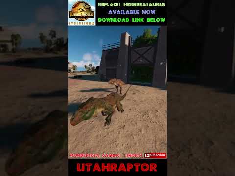 UTAHRAPTOR! - Replacement Mod! - Jurassic World Evolution 2 - #shorts