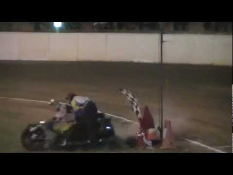 Pinjar park speedway sidecar crash